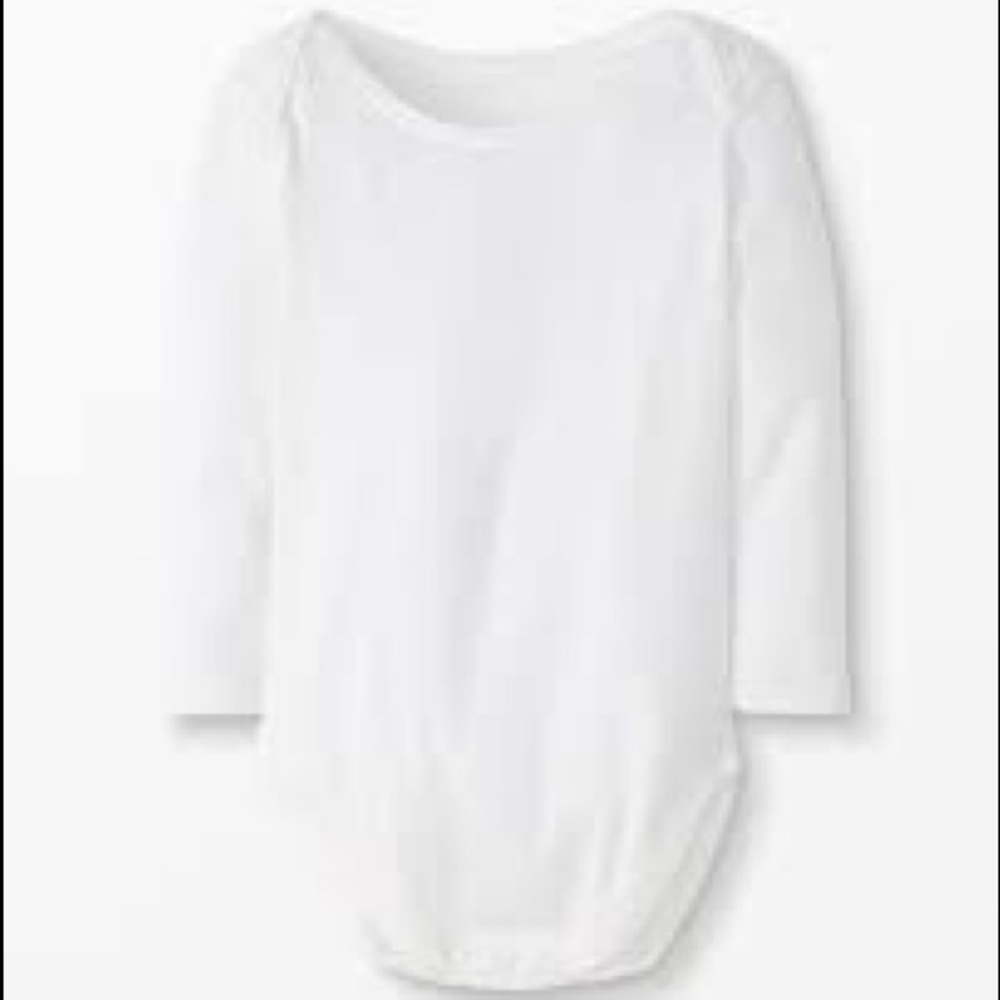 NWT Hanna Anderson white onesie